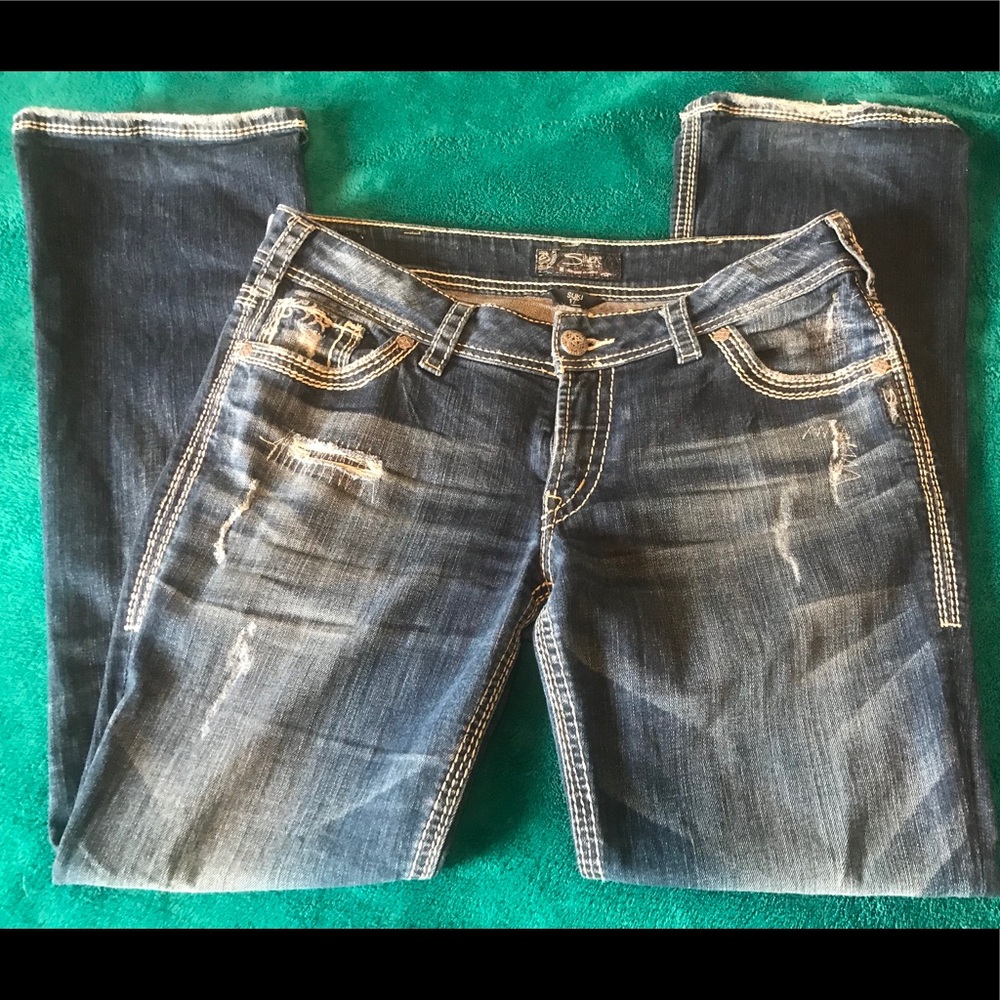 Silver “suki” jeans